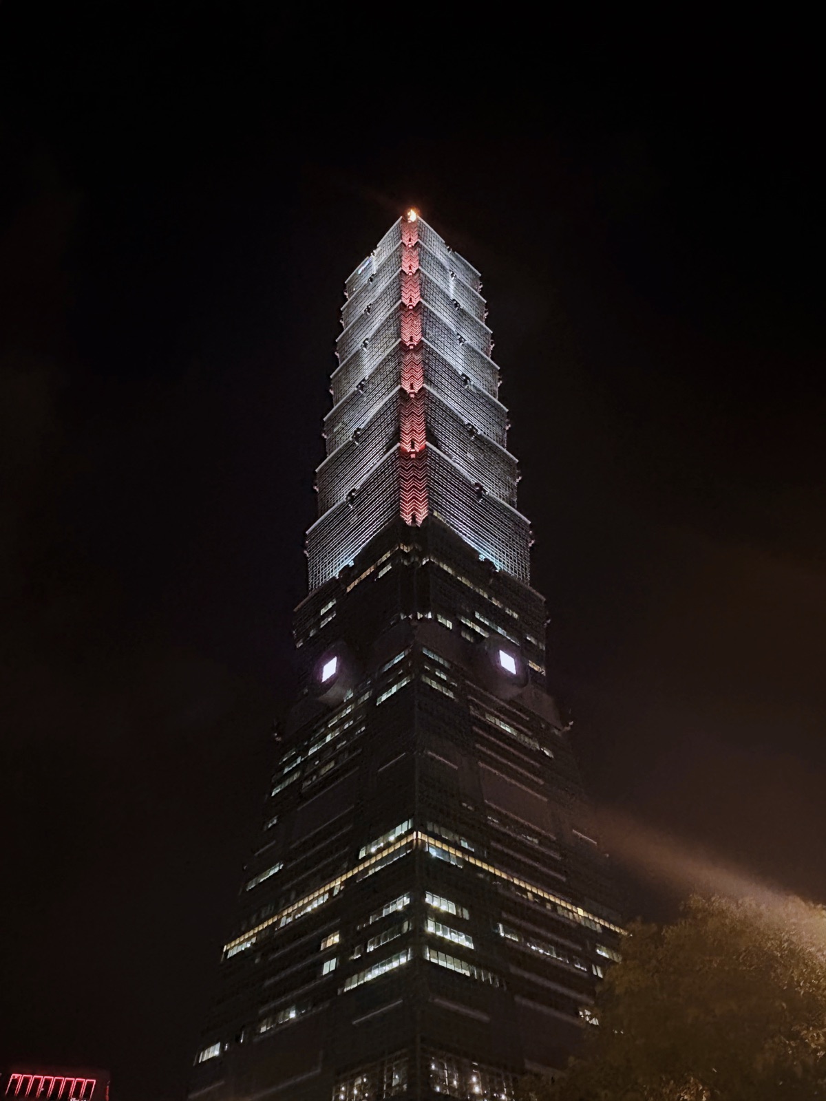 101 顶部夜景