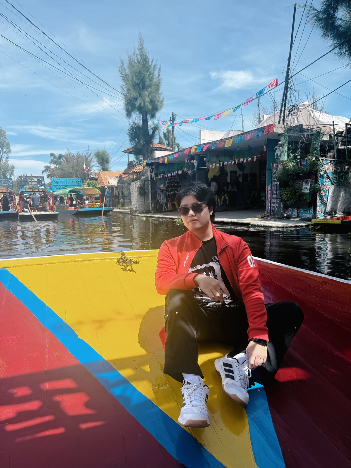 Xochimilco 彩船上